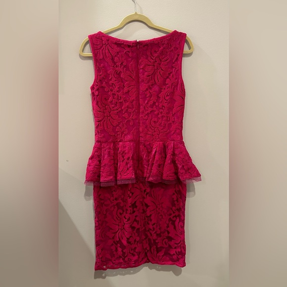 Tadashi Shoji Peplum Lace Dress - Picture 3 of 6